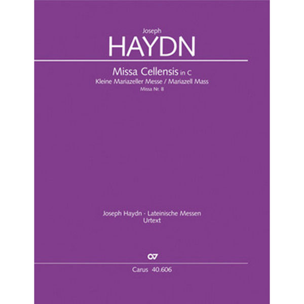 Haydn - Missa Cellensis in C. Vocal Score