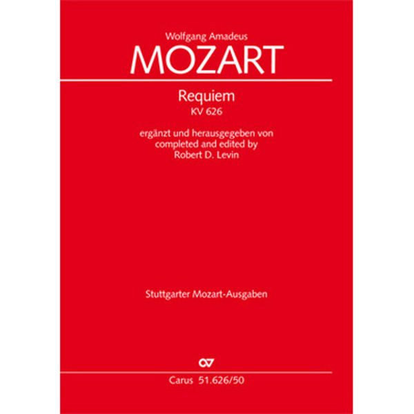 Mozart - Requiem - KV626. Full Score