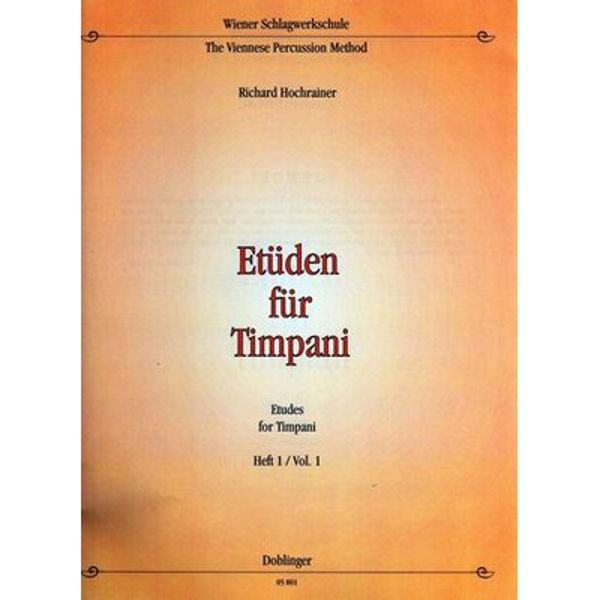 Etuden Fur Timpani Vol.1, Richard Hochrainer