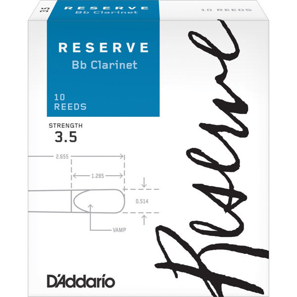 Klarinettrør Rico D'Addario Reserve 3,5