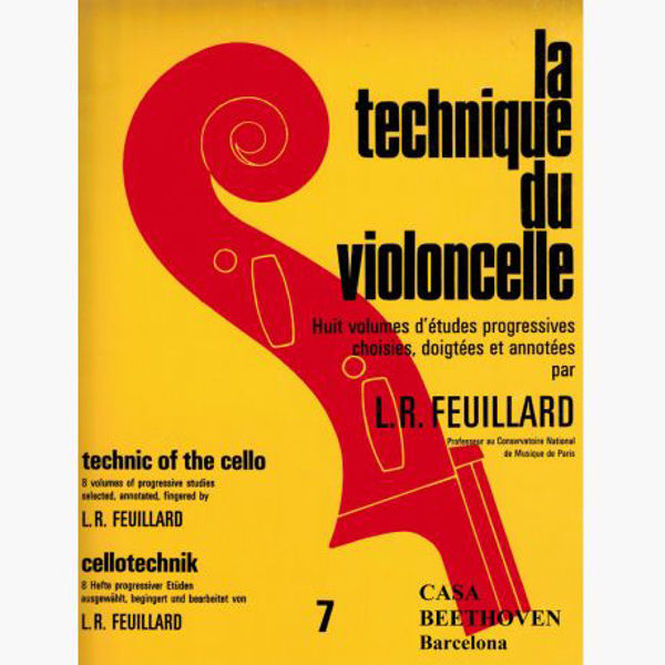 La Technique du Violoncelle/Cello Technique Vol 7 - Feuillard