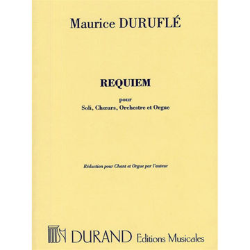 Maurice Durufle: Requiem Opus 9. Vocal Score