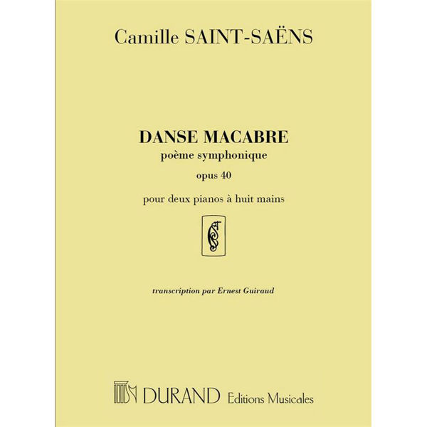 Danse Macabre, Poeme Symphonique Opus 40, Camille Saint-Saens - 2 Pianos 8 Hands