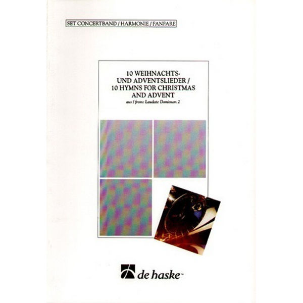 10 Weihnachts- und Adventslieder - aus/ from- Laudate Dominum 2,  - Concert Band