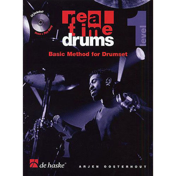 Real Time Drums 1, Arjen Oosterhout m/CD, English Version