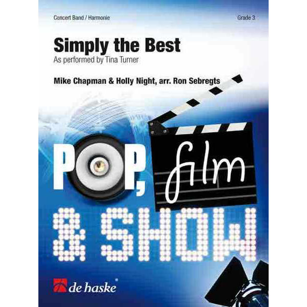 Simply the Best - As performed by Tina Turner, Chapman / Sebregts - Concert Band
