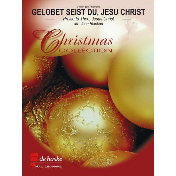 Gelobet seist du, Jesu Christ - Praise to Thee, Jesus Christ, Blanken - Concert Band