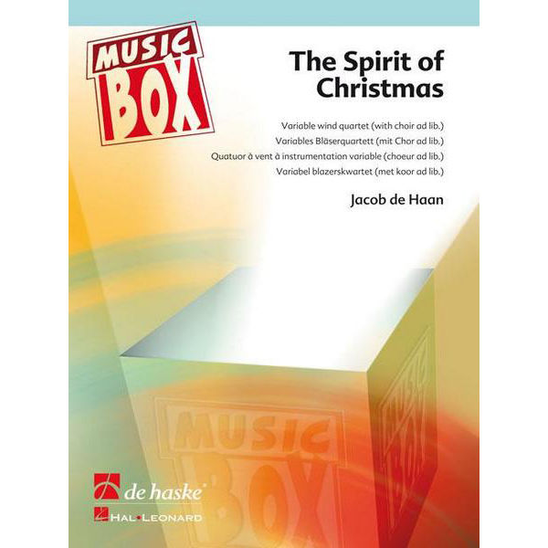 The Spirit of Christmas, Jacob de Haan - Flexi Quartet. Choir ad lib