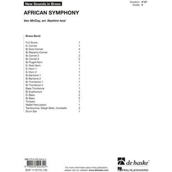 African Symphony, McCoy / Iwai - Brass Band