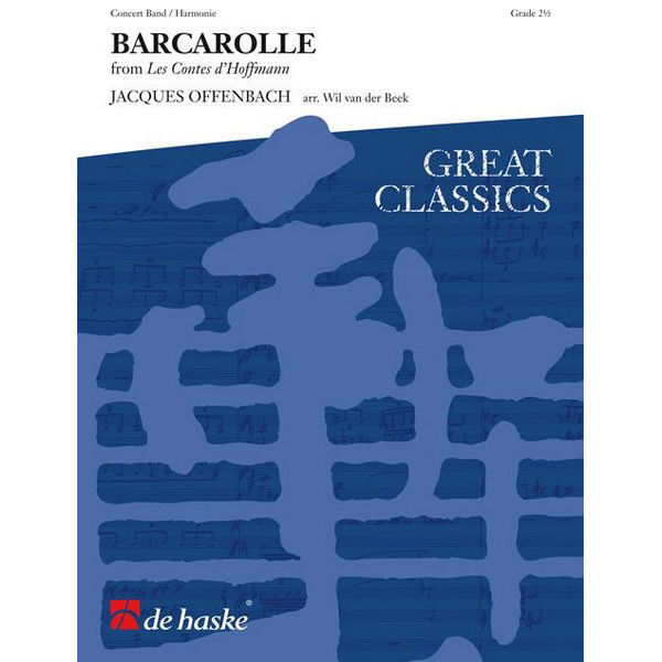 Barcarolle - from Les Contes d'Hoffmann, Offenbach / Beek - Concert Band
