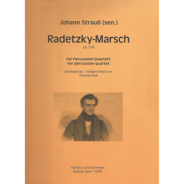 Radetzky-Marsch Op 228, Johann Strauss for Percussion  Quartet