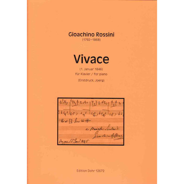 Vivace für Klavier, Rossini