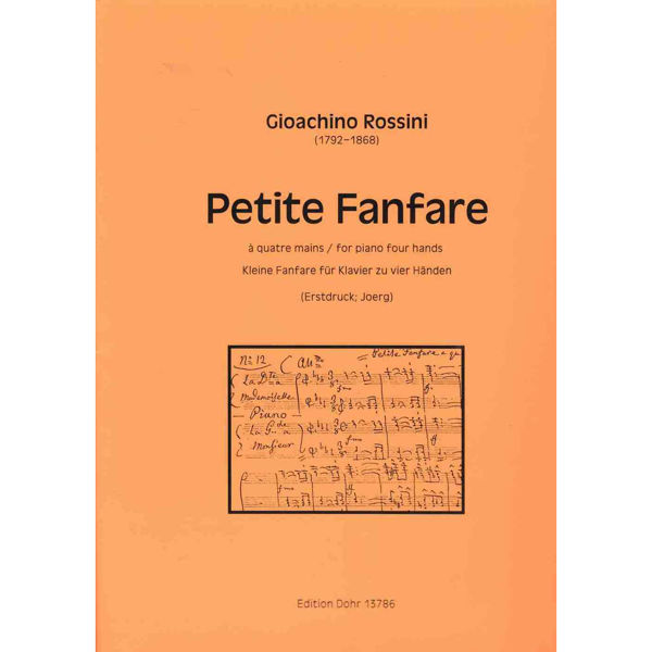 Petite Fanfare for Piano Four Hands, Rossini