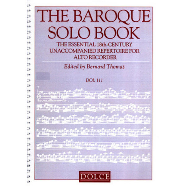 Baroque Solo Book, Alto Recorder. Bernard Thomas