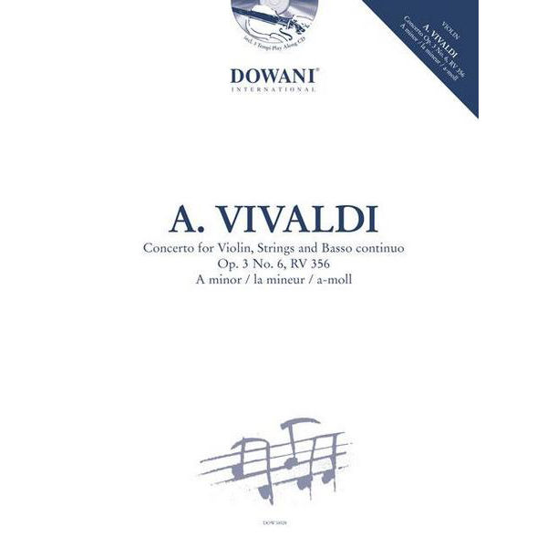 Concerto for Violin, Op.3 No. 6, RV356, A. Vivaldi