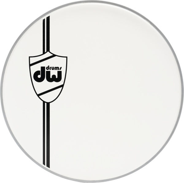 Stortrommeskinn DW Coated White Batter 22, DRDHCW-22KCL