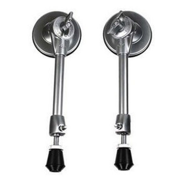 Stortrommeføtter DW DRSP1220SC, Pair, Satin Chrome