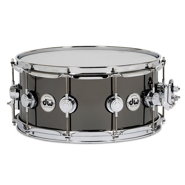 Skarptromme DW Black Nickel Brass, 1mm Rolled Shell, 14x6,5, Chrome Hardware