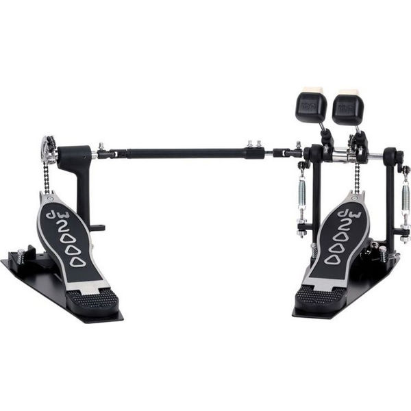 Stortrommepedal DW 2002, Double Pedal, Single Chain w/Plate