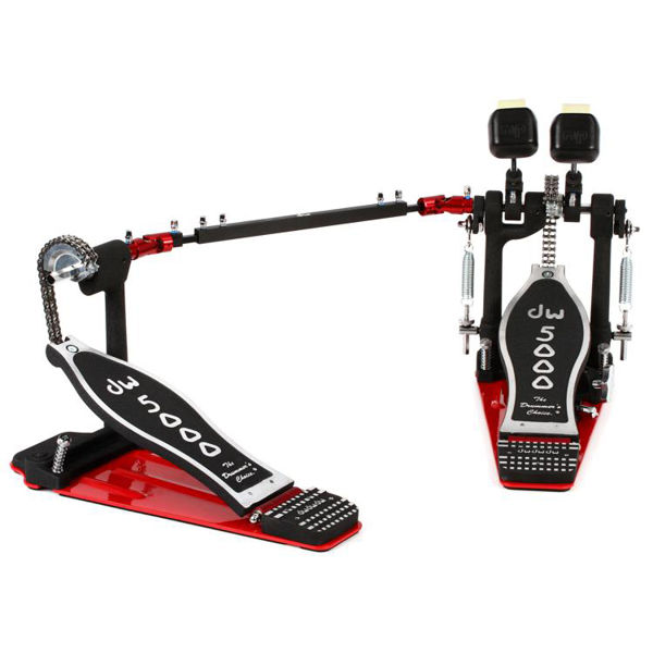 Stortrommepedal DW 5002AD4, Double Pedal, Accelerator, Double Chain