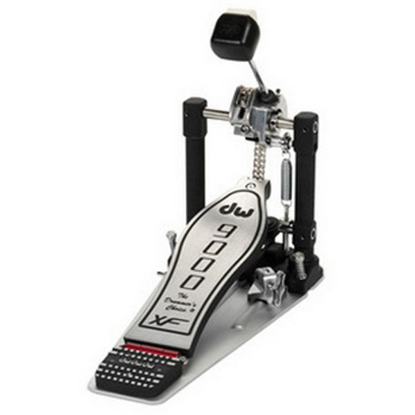 Stortrommepedal DW 9000XF, Single Pedal, Inf. Cam, Floating Rotor, Extended Footboard
