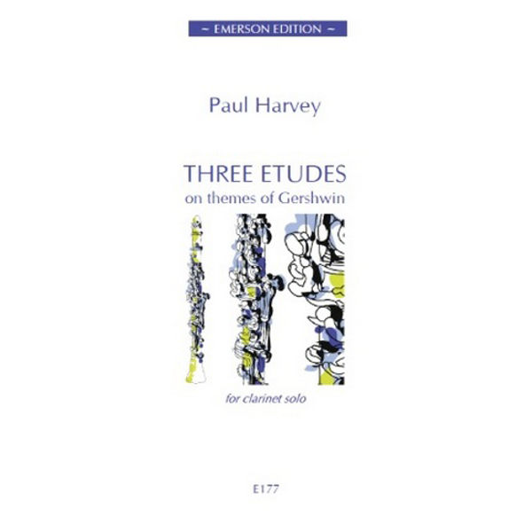 Three Etudes on themes of Gershwin, Clarinet Solo, Paul Harvey