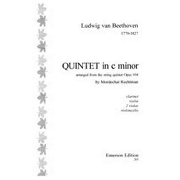 Beethoven, Quintet in C Minor, Op. 104 Score Only