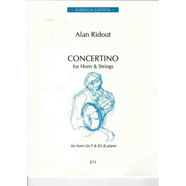 Concertino for Horn and strings - Ridout - For horn og piano