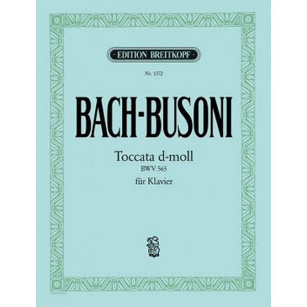 Toccata in D minor BWV 565 für Piano, Johann Sebastian Bach. Bach-Busoni