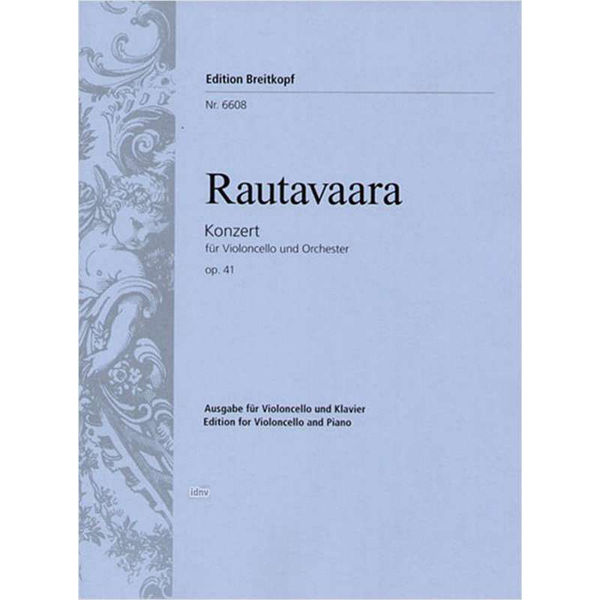 Konzert für Violoncello und Orchester Op. 41 (Cello and Piano) - Rautavaara