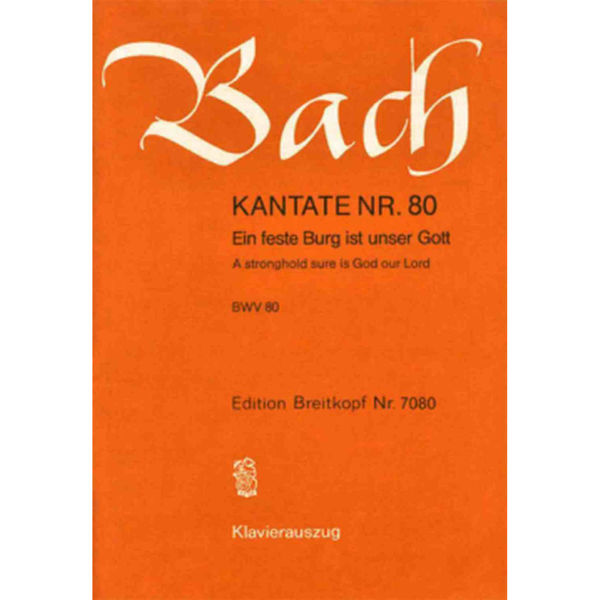 Cantata BWV 80 Entrada Ein Feste Burg - Johann Sebastian Bach. Piano/Vokal partitur