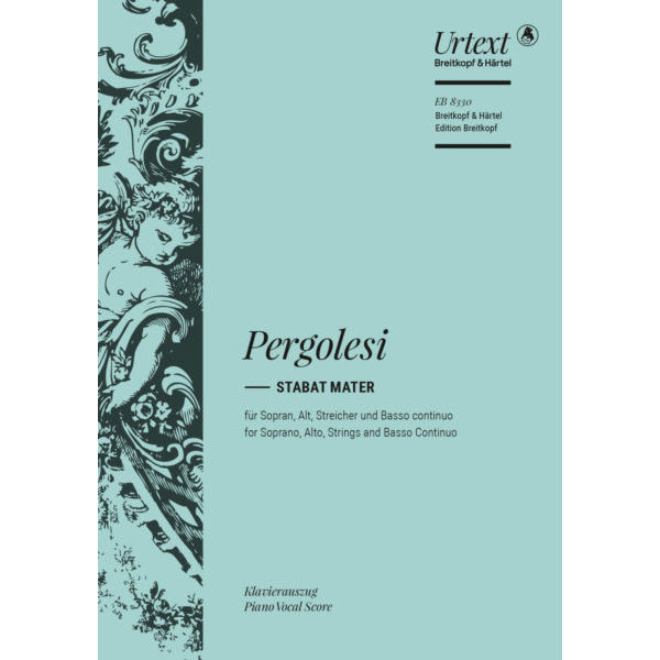 Pergolesi - Stabat Mater, Giovanni Battista Pergolesi, Piano Vocal Score