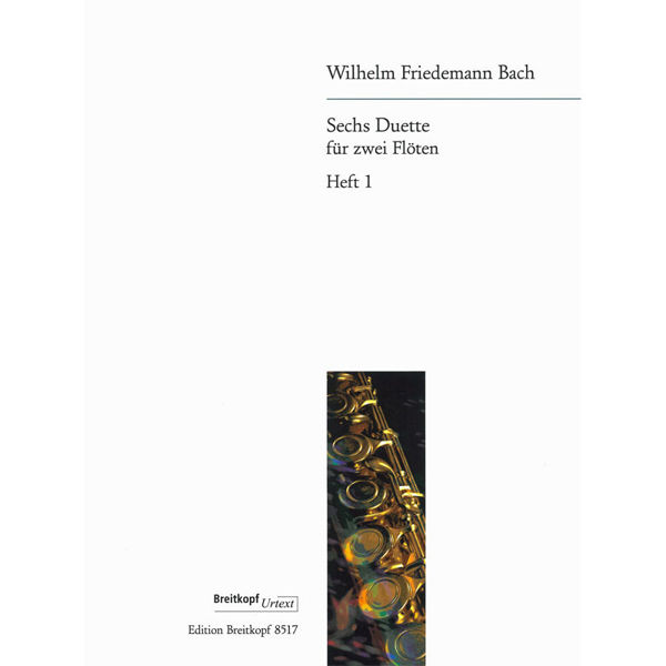Sechs Duette für zwei Flöten Heft 1 - W.F Bach