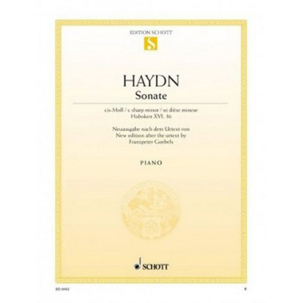 Piano Sonata C-sharp Minor, Haydn