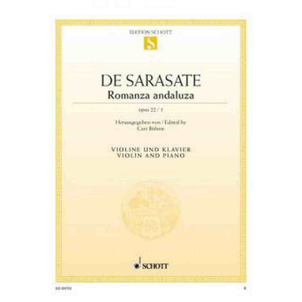 Romanza Andaluza Op. 22/1 for Violin and Piano, Sarasate