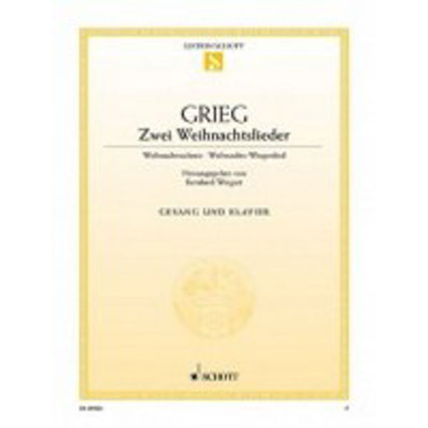 Grieg - Zwei Weihnachtslieder, Opus 49/5 - Gesang und Klavier