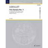 Trio Sonata No. 1 for Treble Recorder, Oboe and Basso continuo. Loeillet