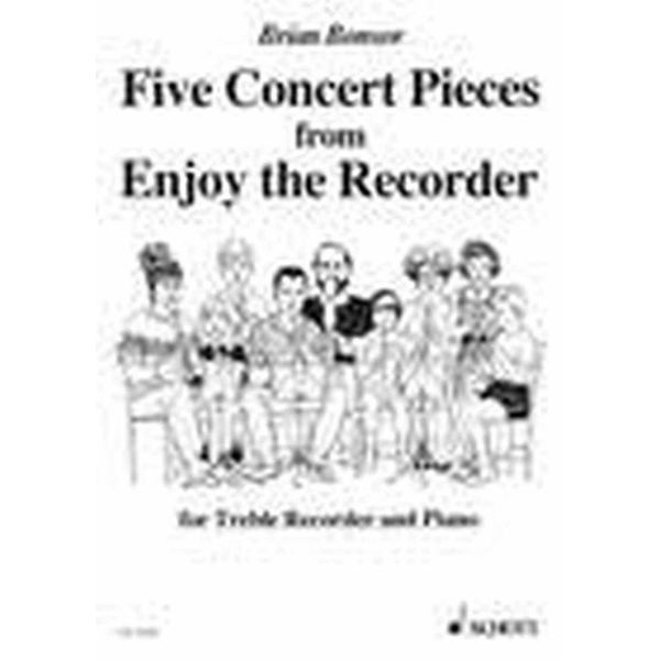 Five Concert Pieces from Enjoy the Recorder for Treble (alt) Recorder and Piano