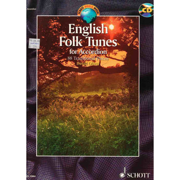 English Folk Tunes for accordion - 88 traditional pieces