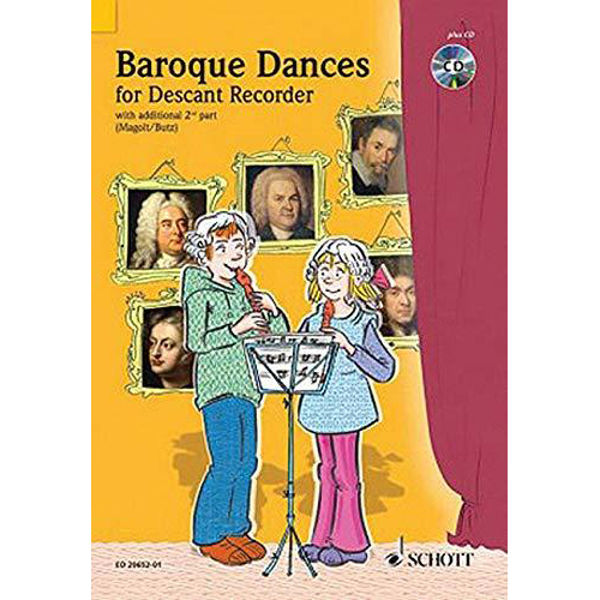 Baroque Tänze + CD - 2 soprano recorders