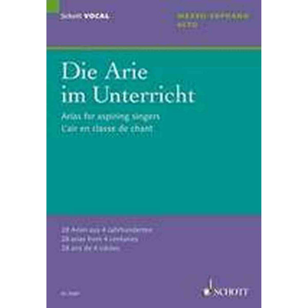 Arie im Unterricht / Arias for aspiring Singers. Alt (Mezzo-sopran) and Piano