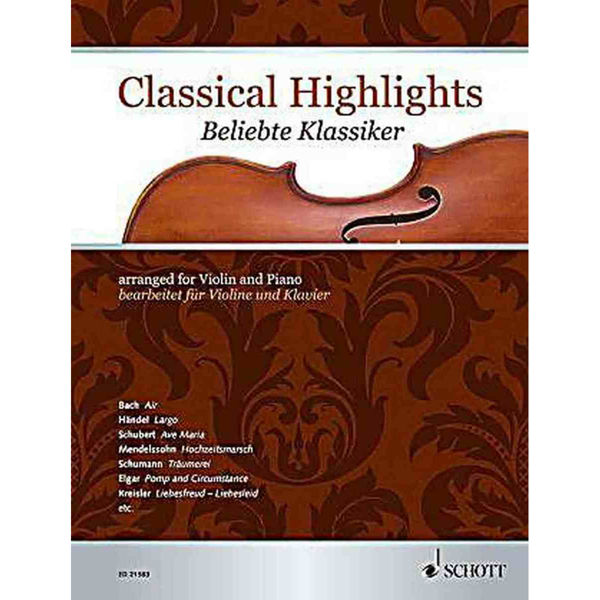 Classical Highlights Violin and Piano, arr Kate Mitchell