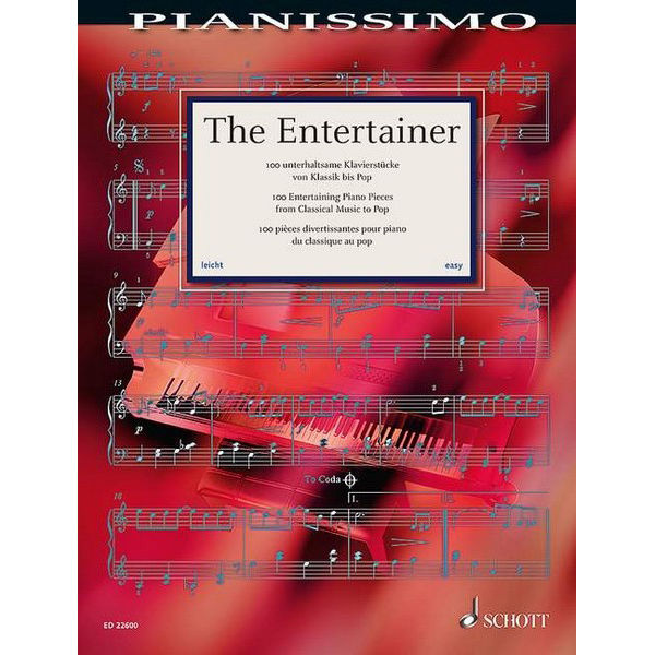 The Entertainer - 100 Entertaining Piano Pieces from Classical Music to Pop