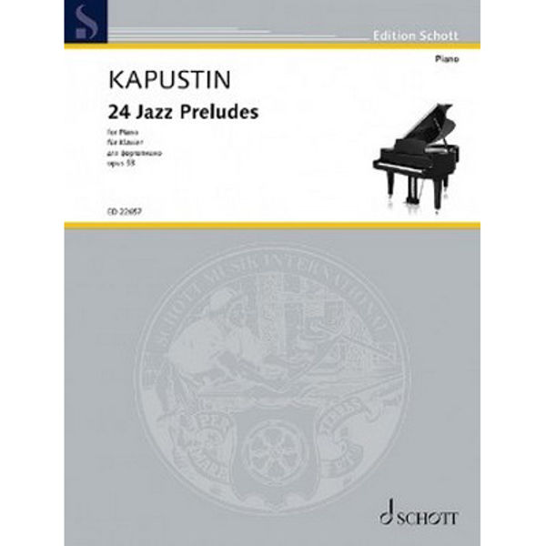 24 Jazz Preludes for Piano opus 53. Kapustin