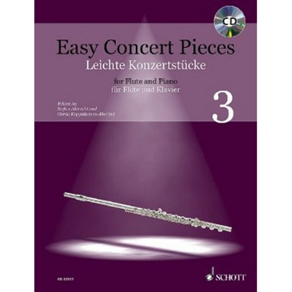 Easy Concert Pieces 3. Flute and Piano or CD