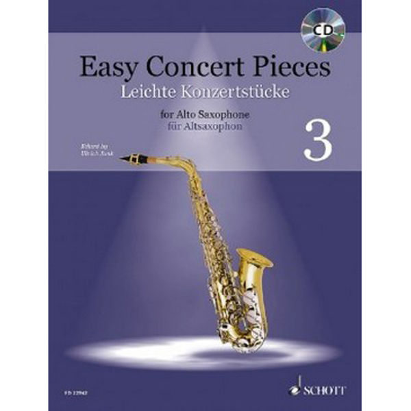 Easy Concert Pieces 3. Alto Saxophone and Piano or CD