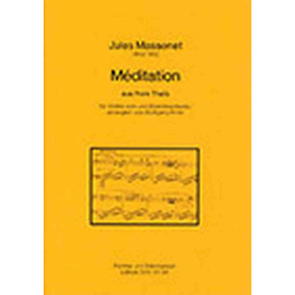 Méditation from Thaïs for Violin Solo and String Orchestra