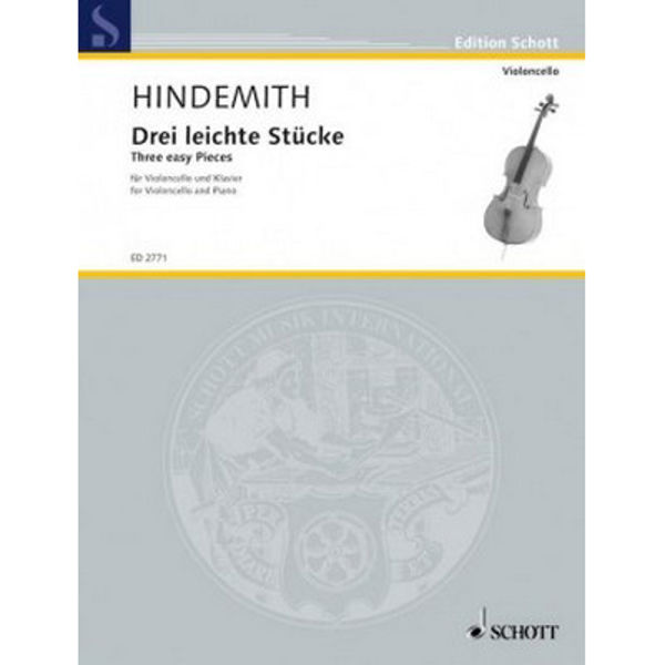 Three Easy Pieces, Cello and Piano, Hindemith