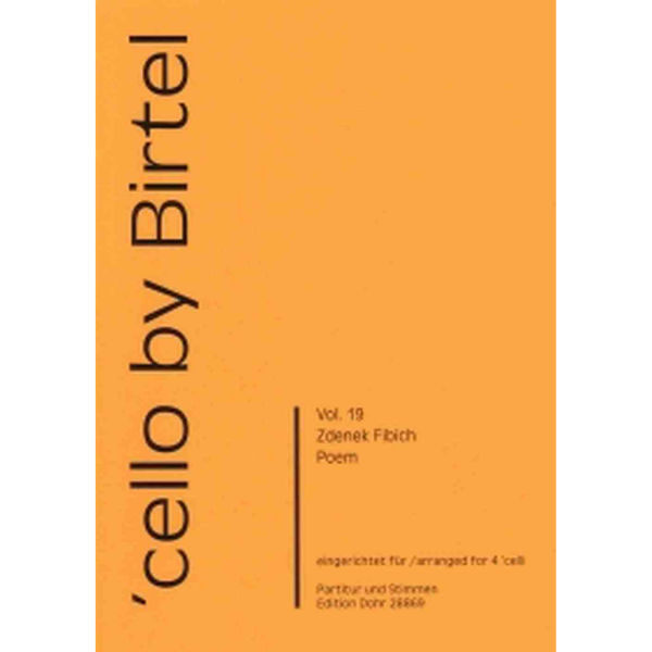 Cello by Birtel, Vol. 19, Poem, 4 Celli