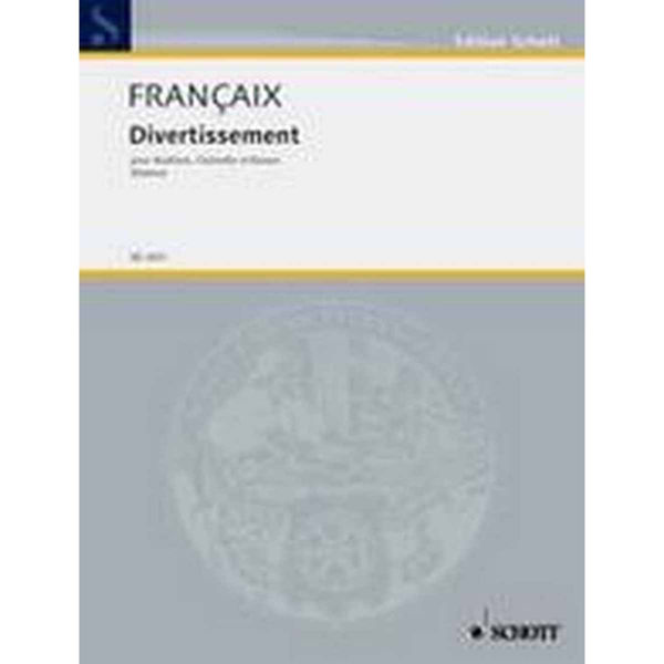 Divertissement, Jean Francaix. Oboe, Clarinet and Bassoon.
